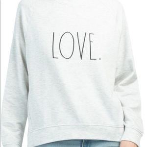 NEW Rae Dunn Love Sweatshirt Size M